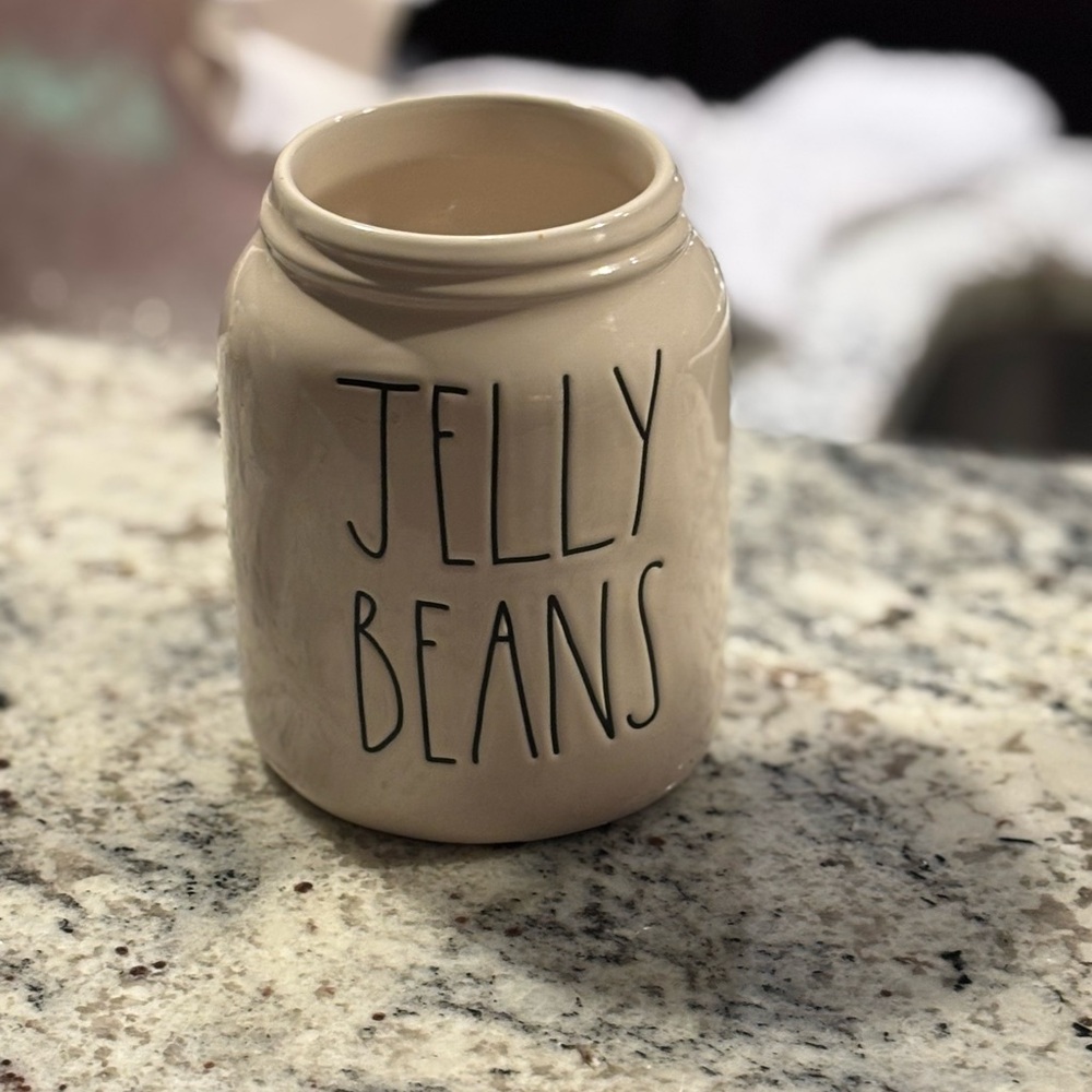 Rae Dunn Collection Kelly Beam Cream Color Jar